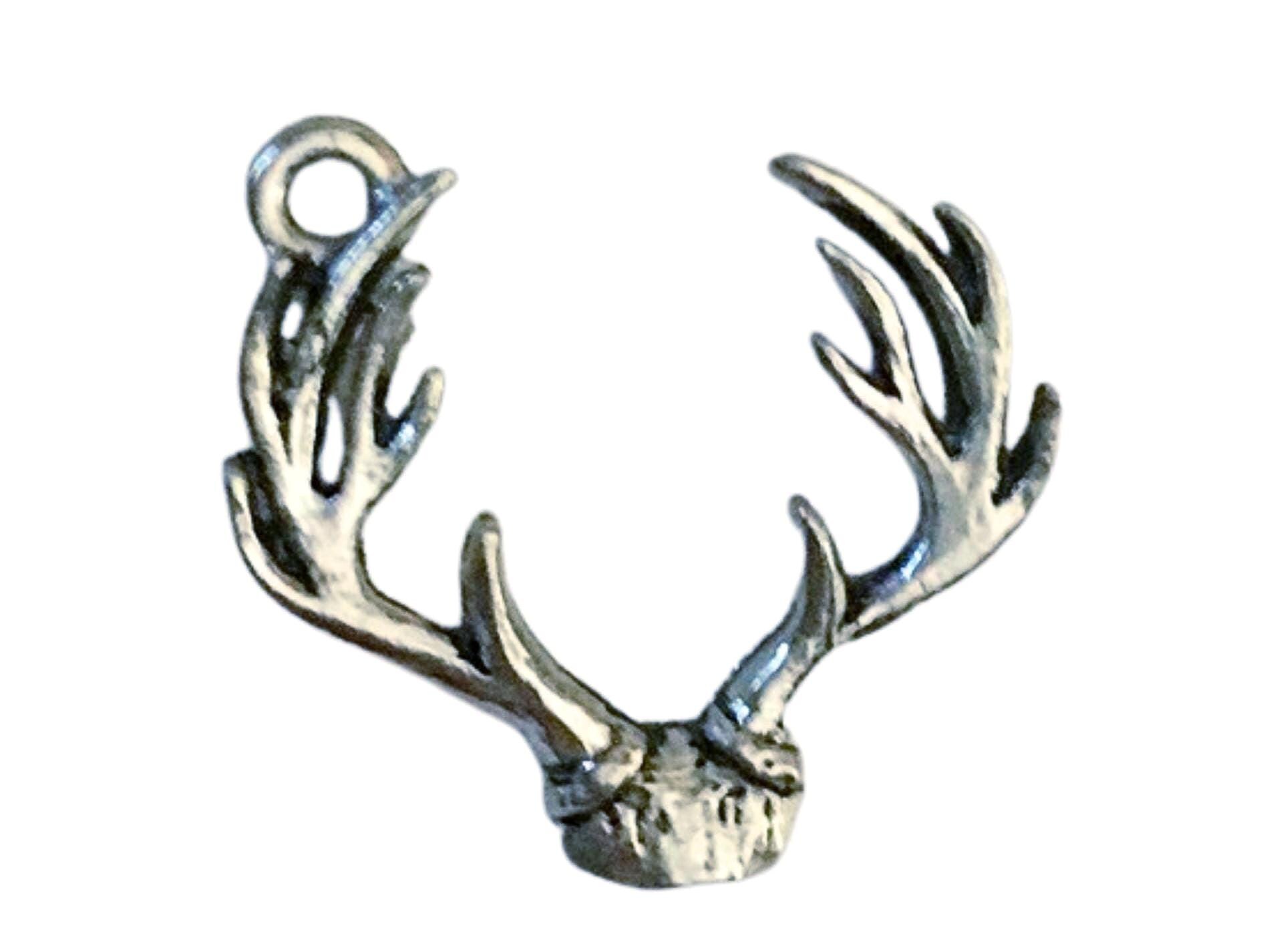 Wendigo Stag Horns Charm | Hannibal-inspired Pendant | Zipper Pull
