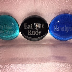 HANNIBAL Quotes Stones - set of 3