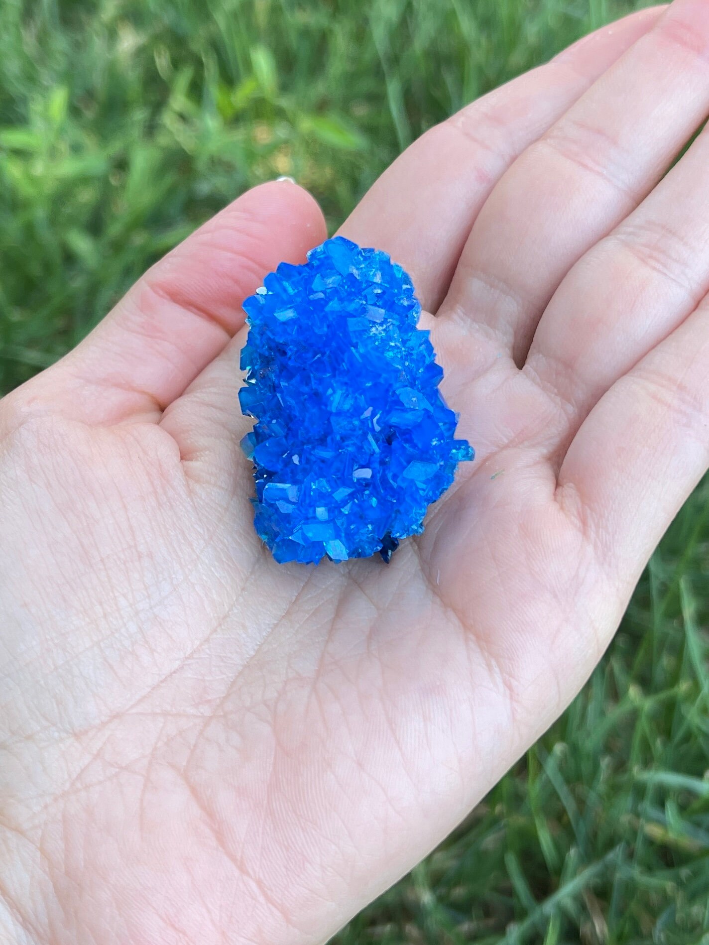 Chalcanthite Blue Stones Blue Crystals Rare Minerals Etsy