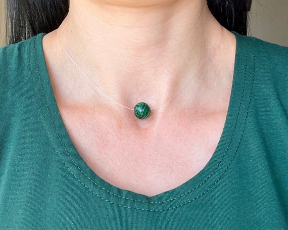 Fishing line necklace clearance