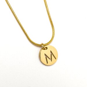 Collar inicial personalizado relleno de oro de 14k - collar inicial de oro - collar de letras - collar personalizado - collar inicial delicado
