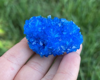 Chalcanthite - Blue Stones - Blue Crystals - Rare Minerals -Rare Crystals - Copper Sulfate Mineral - Electric Blue Crystal - Gemstone Gift