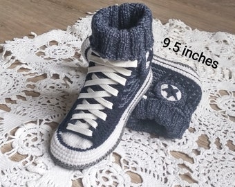laurence knitted slipper boots