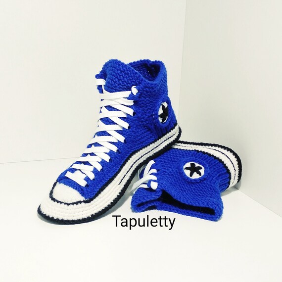 knitted converse slippers for adults