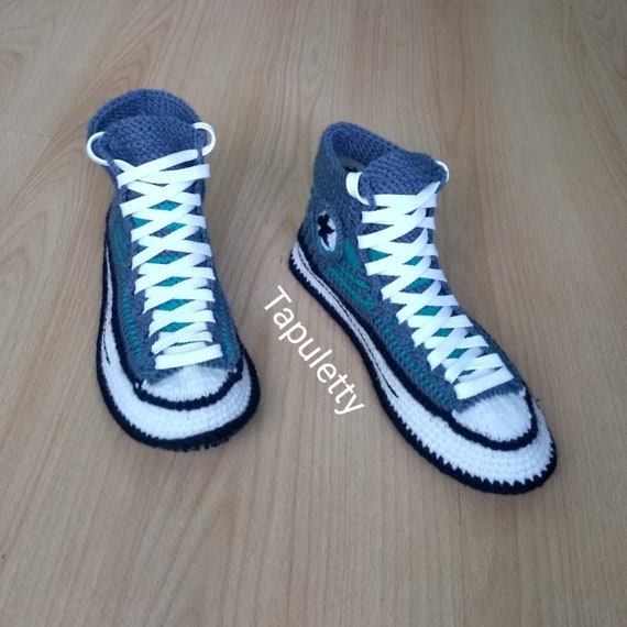 knitted converse slippers
