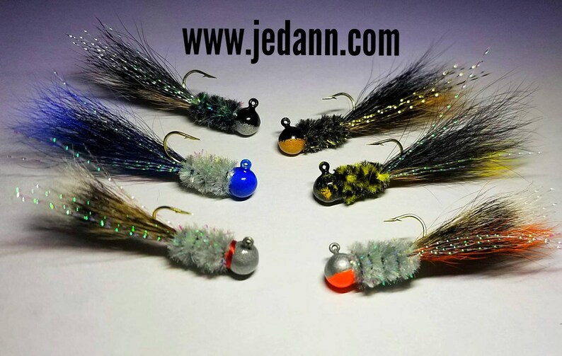 Best Seller Assortment UV Glow Hair Jig Trout Crappie Bluegill Etsy