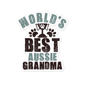 Australian Shepherd Sticker - Shepherd Gifts - Aussie Mom - Aussie Dog - Aussie Sticker - Dog Stickers - Bubble-free stickers