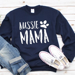 Aussie Mom Sweatshirt - Cadeau voor Aussie Mom - Aussie Shepherd Sweatshirt - Dog Sweatshirts - Meerdere maten - Meerdere kleuren