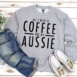 Australian Shepherd Sweatshirt - Gift for Aussie Mom - Aussie Shepherd Sweatshirt - Dog Sweatshirts - Multiple Sizes - Multiple Colors