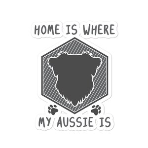 Australian Shepherd Sticker - Shepherd Gifts - Aussie Mom - Aussie Dog - Aussie Sticker - Dog Stickers - Bubble-free stickers