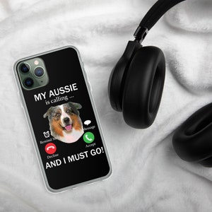Regalo del pastor australiano - regalo australiano - regalo del pastor - caso del perro australiano - caso del teléfono del pastor - caso del perro para los iPhones