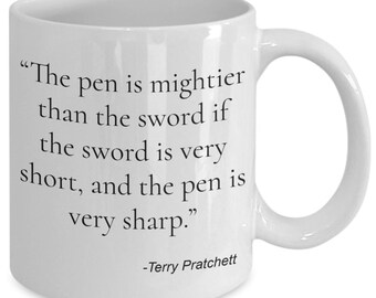 Author Sticker Storytelling /& Writing Pen is Mightier than the Sword Water-Resistant Vinyl Adhesive Laptop Sticker
