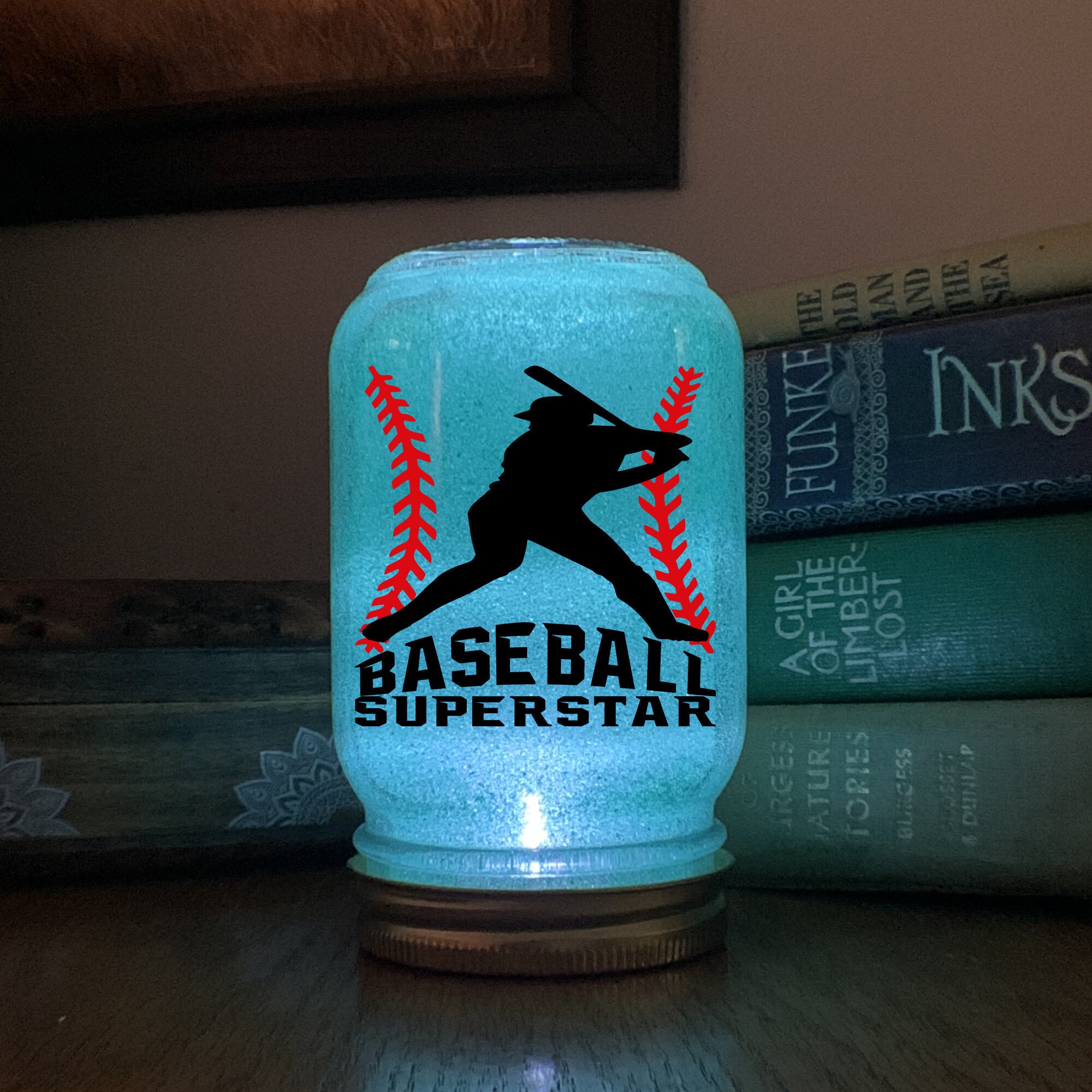 Baseball Superstar Nightlight Slugger Etsy