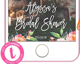 Bridal Shower Snapchat, Geofilter Wedding, Editable Snapchat Geofilter, Snapchat Filter, Wedding Geofilter, Wedding Filter,Snap Chat ,