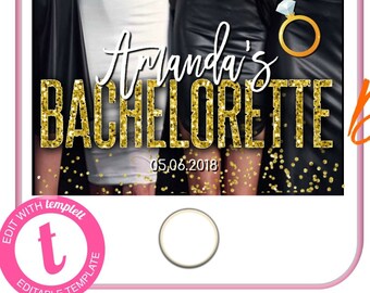 Bachelorette Snapchat, Geofilter Bachelorette, Editable Snapchat Geofilter, Snapchat Filter, Bachelorette Geofilter, Geofilter,Snap Chat ,