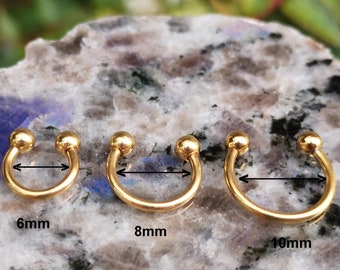 Horseshoe Septum Ring, Barbell Septum Ring, Tragus Earring, Septum Piercing, Tragus Piercing, Horseshoe Circular Barbell, Conch, Rook, Snug