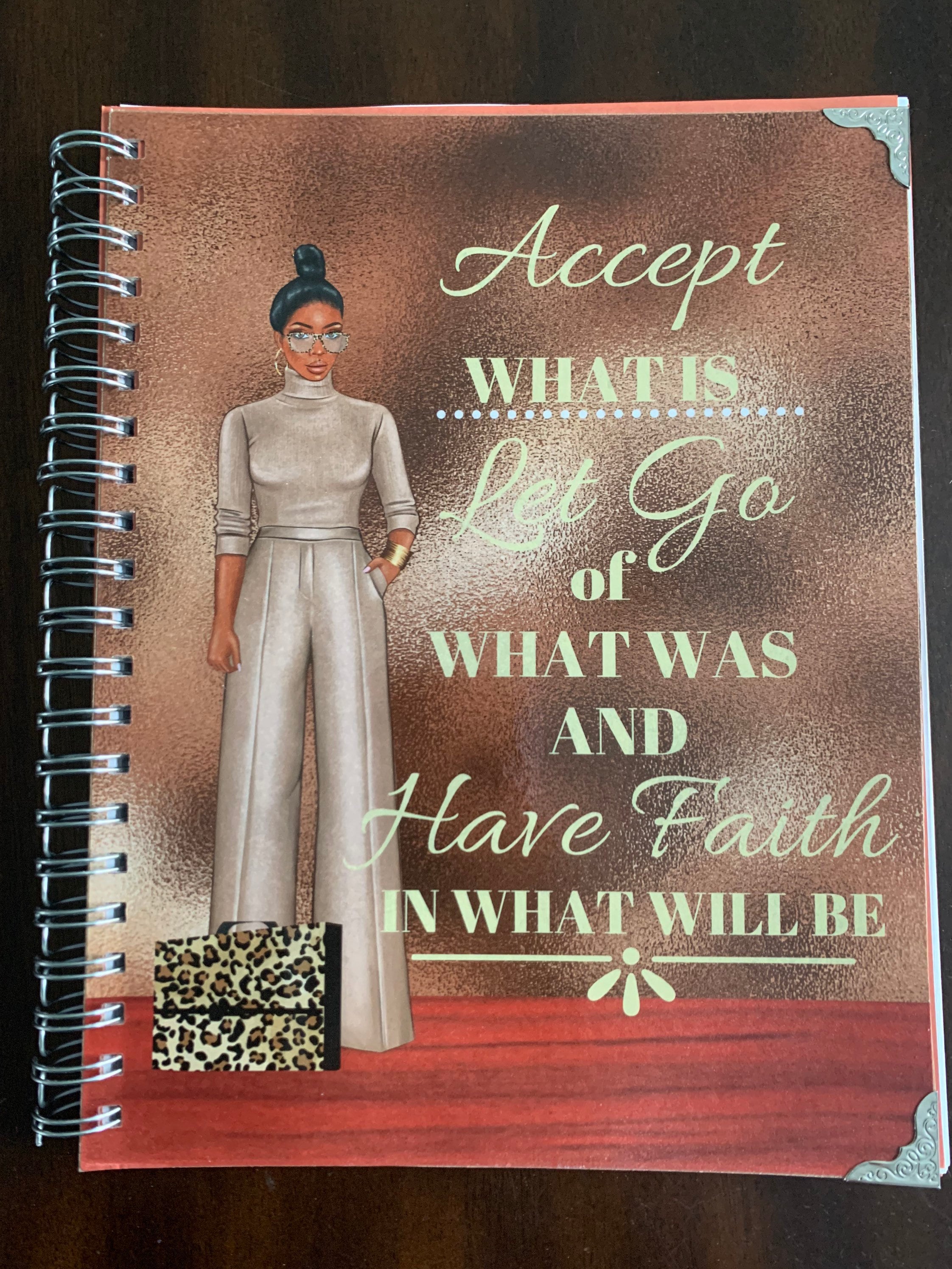 Personal Planners Black Woman Journal/ Planner Afrocentric Etsy
