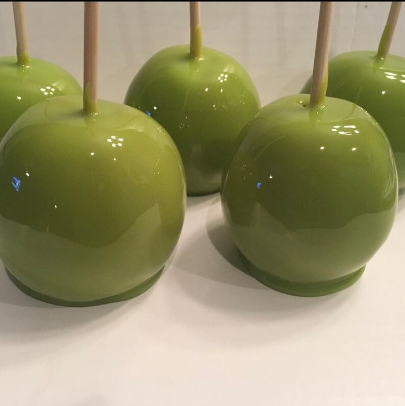 Light Green Candy Apples Etsy