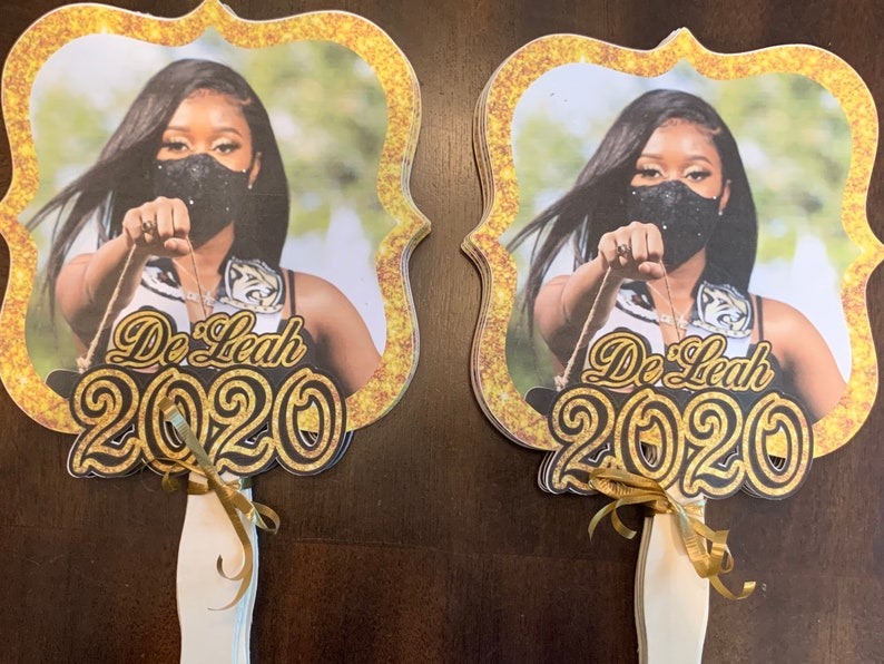 Graduation Hand Fans, Graduation Favors, Class of 2023, Event Fans, Custom Fans, Photo Fans, Fans on a stick 