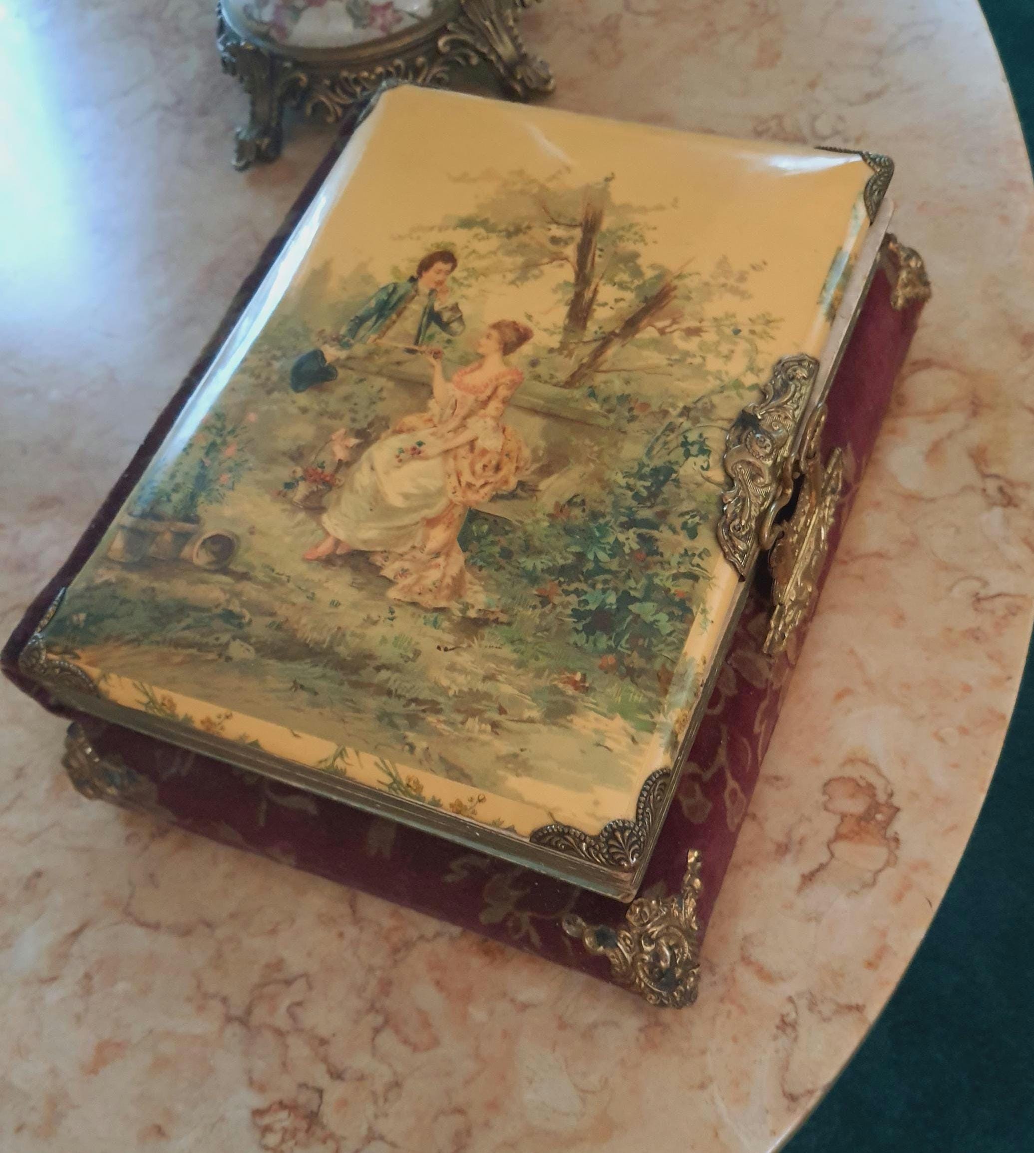 Antique Photo Album Box - Etsy