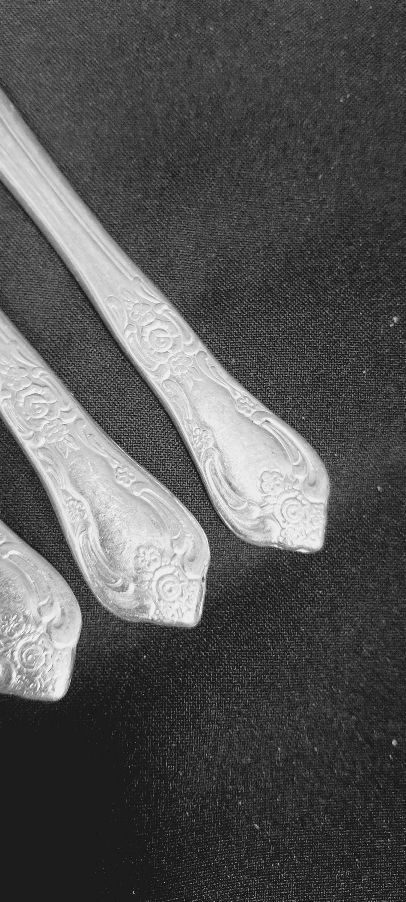 Vanessa Francesca Dinner Knives, Wm Rogers Oneida Silver Plated