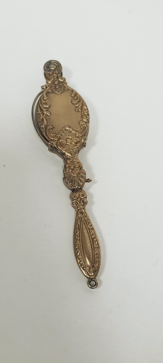 Antique Sterling Silver Art Nouveau Lorgnette Gol… - image 4