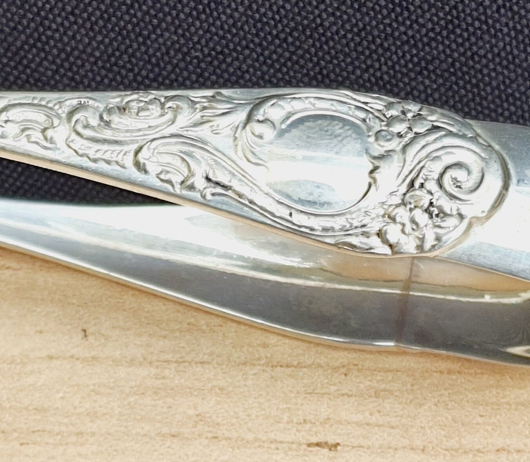 Vintage Sterling Sugar Cube Tong/ Sterling Silver Claw Tong/ Silverware