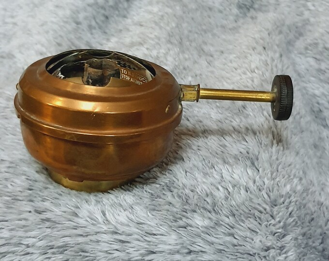 Antique Brass Burner Alcohol Stove, Copper Chafing Burner, Chafing Dish