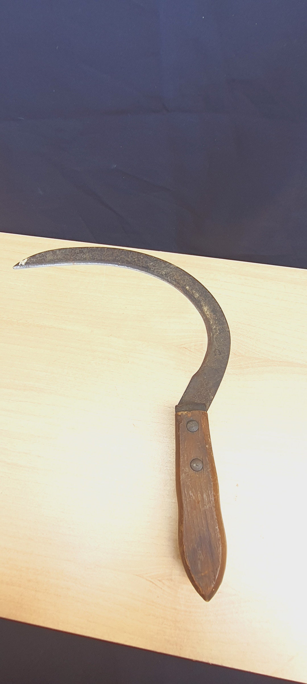 Antique Hand Sickle Antique Corn Stalk Knife Scythe Cutter Etsy