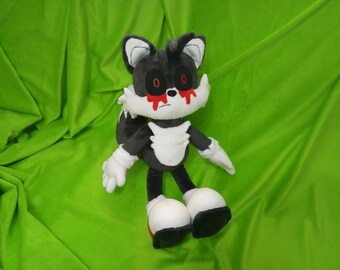 Sample plush toys, made to order. Tails doll plush. dark tails