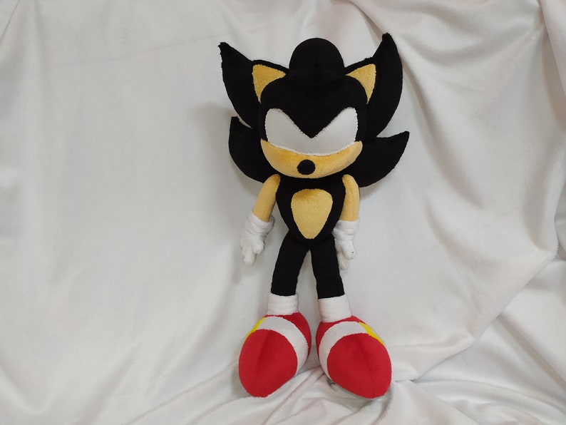 This Is A Sample Of The Plush Dark Super Sonic Etsy