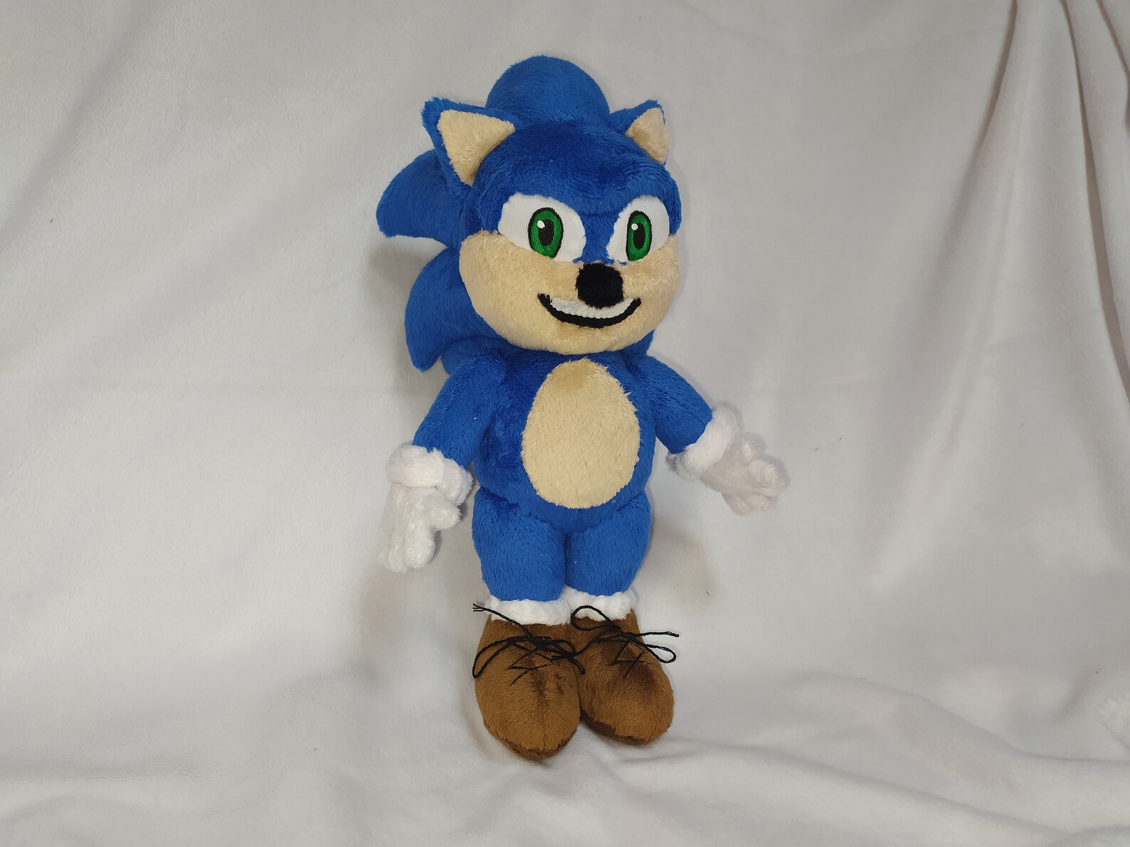 This is a sample of the plush Sonic baby. Etsy