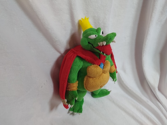 pix Donkey Kong Country King K Rool Plush this is a plush toy sample king k rool