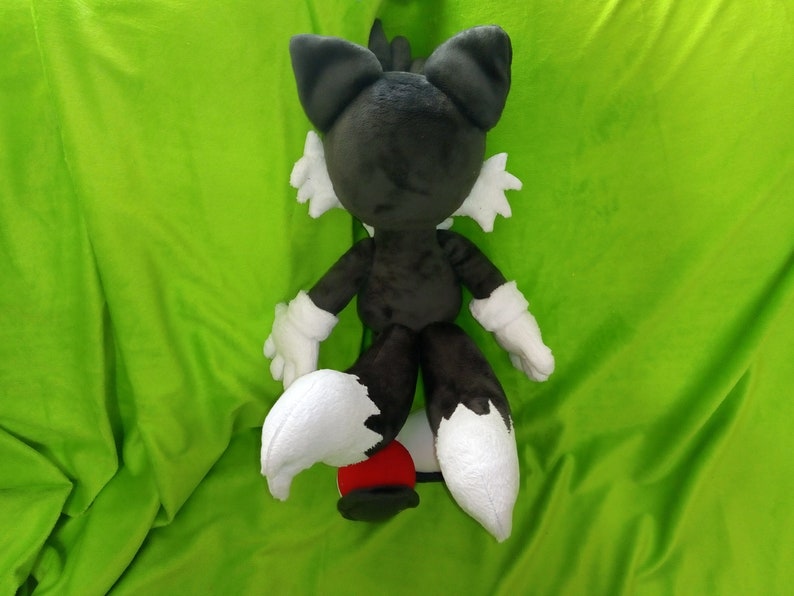 Sample plush toys made to order. Tails doll plush. dark tails | Etsy