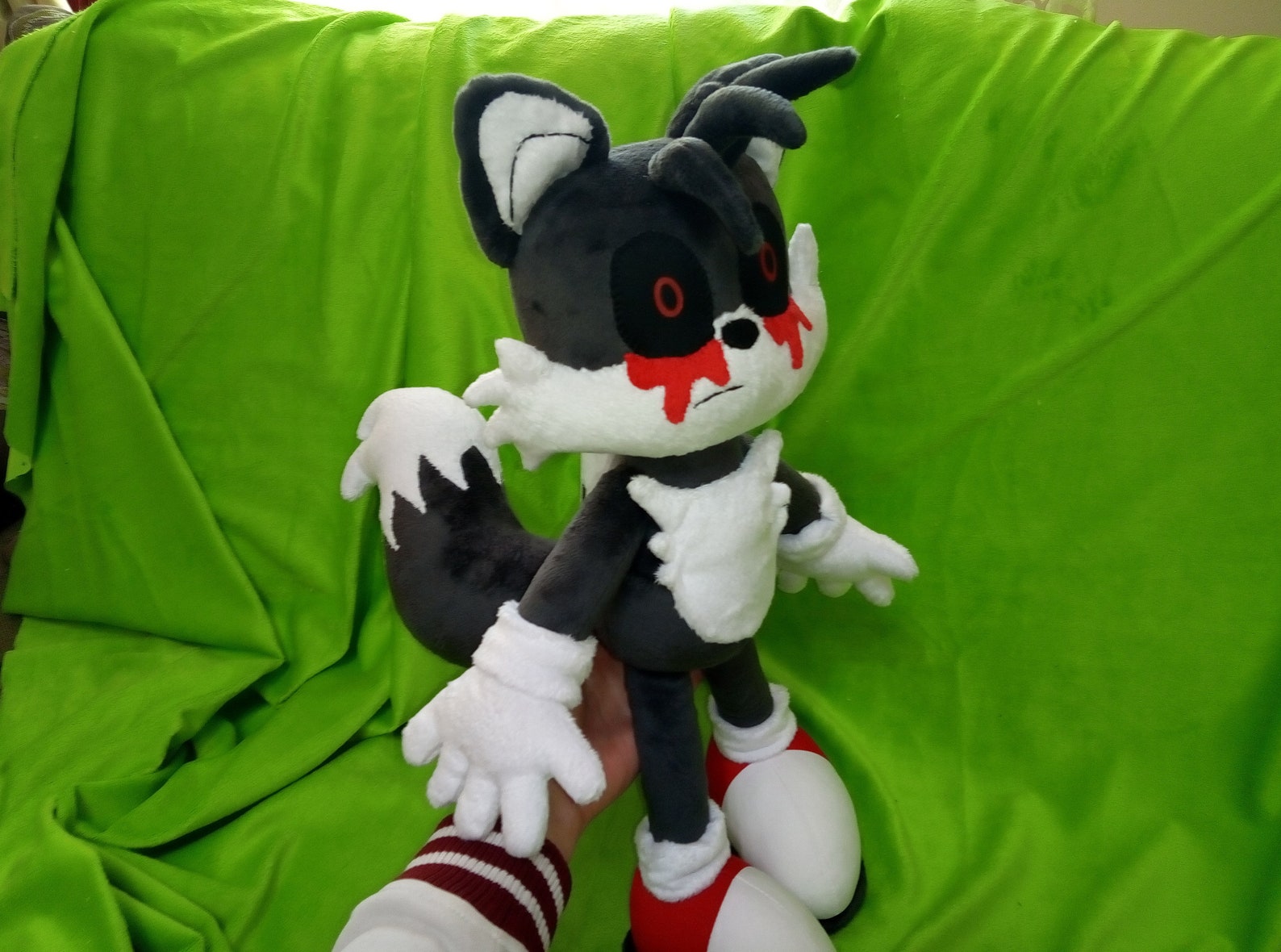 Sample Plush Toys Made to Order. Tails Doll Plush. Dark Tails Etsy