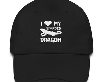 Adoro il mio cappello da papà drago barbuto