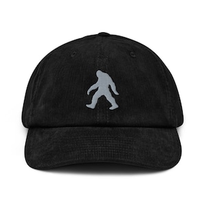 Bigfoot Gray Sasquatch Corduroy hat