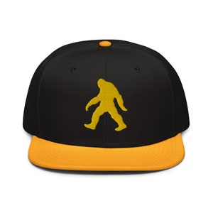 Sasquatch Embroidered Bigfoot Snapback Hat