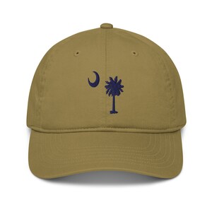 Carolina Palmetto Organic dad hat