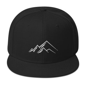 Mountains Snapback Hat