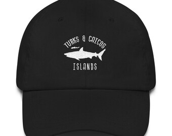 Simpatico Turks e Caicos Islands Grand Turk Sharks Fish Dad hat