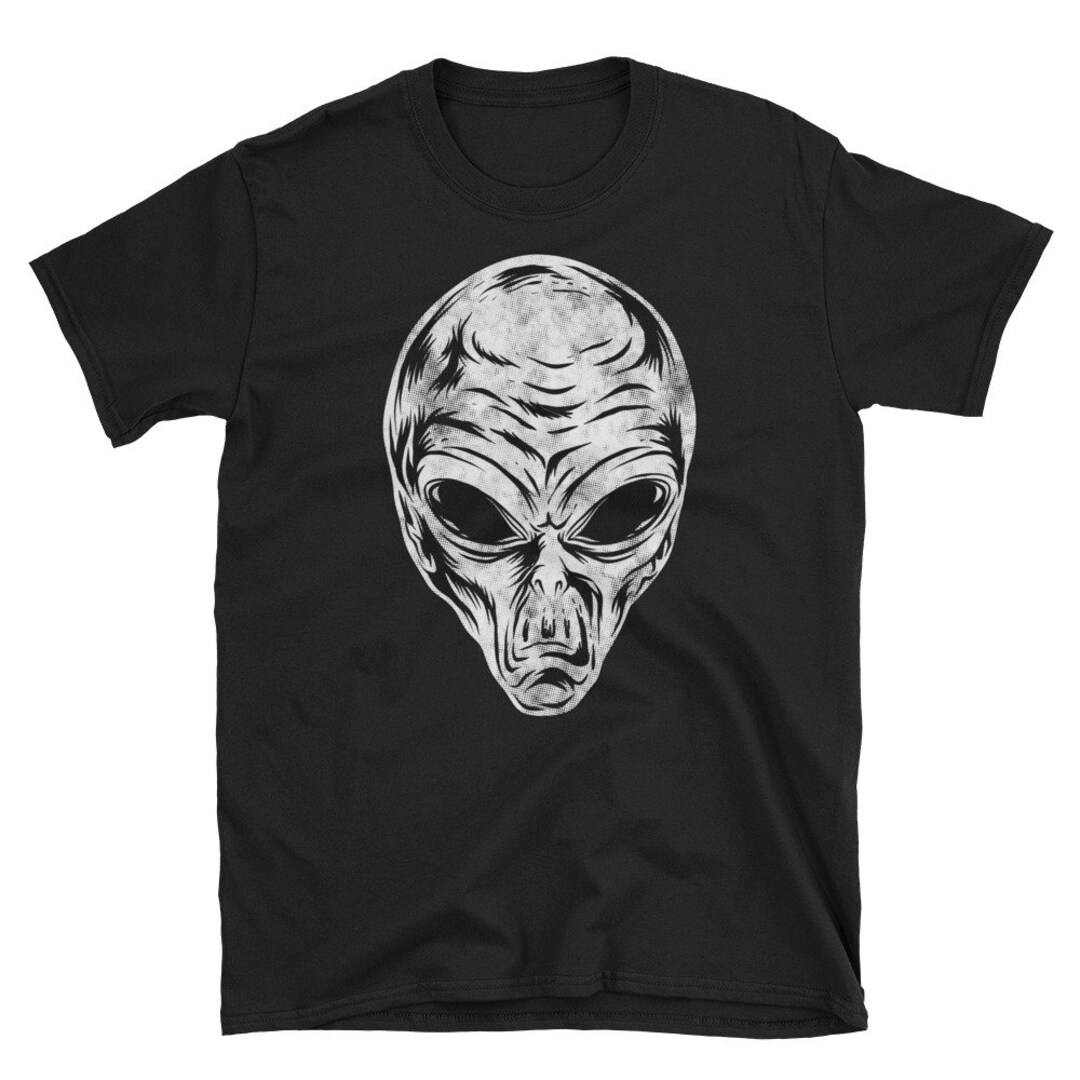 Space Grey Alien AREA 51 Short-sleeve Unisex T-shirt - Etsy