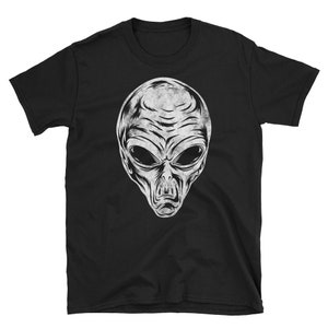 Space Grey Alien AREA 51 Short-Sleeve Unisex T-Shirt