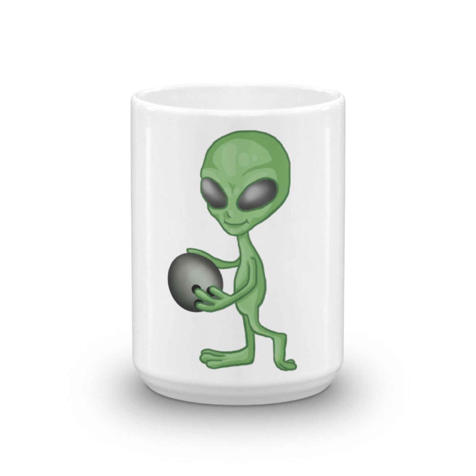 Funny Alien Bowling Area 51 Bowling Team Coffee Mug - Etsy