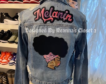 Designer Jean Jacket - Etsy