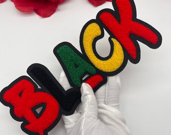 3D Patch Chenille Love Patch New Arrival 10\u201d Large PinkRed Love Patch Chenille Patch Embroidered Sew On Patch DIY Valentine/'s Day