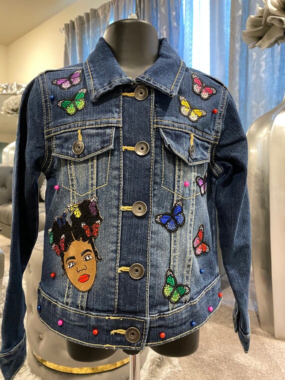 Custom Pearl Embellished Afrocentric 