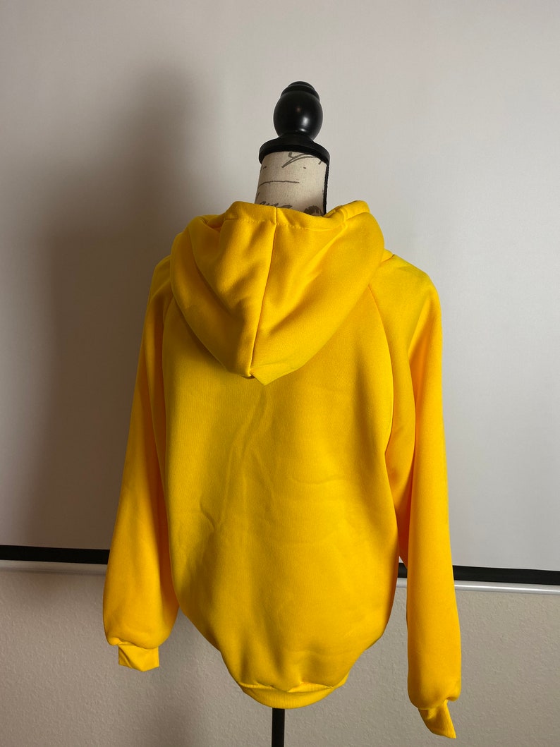Reworked Hoodie Chenille Bear Patched Hoodie Sweatshirt Mustard Color Hoodie Oversized Hoodie Custom By Reanna Sz Large Women\u2019s