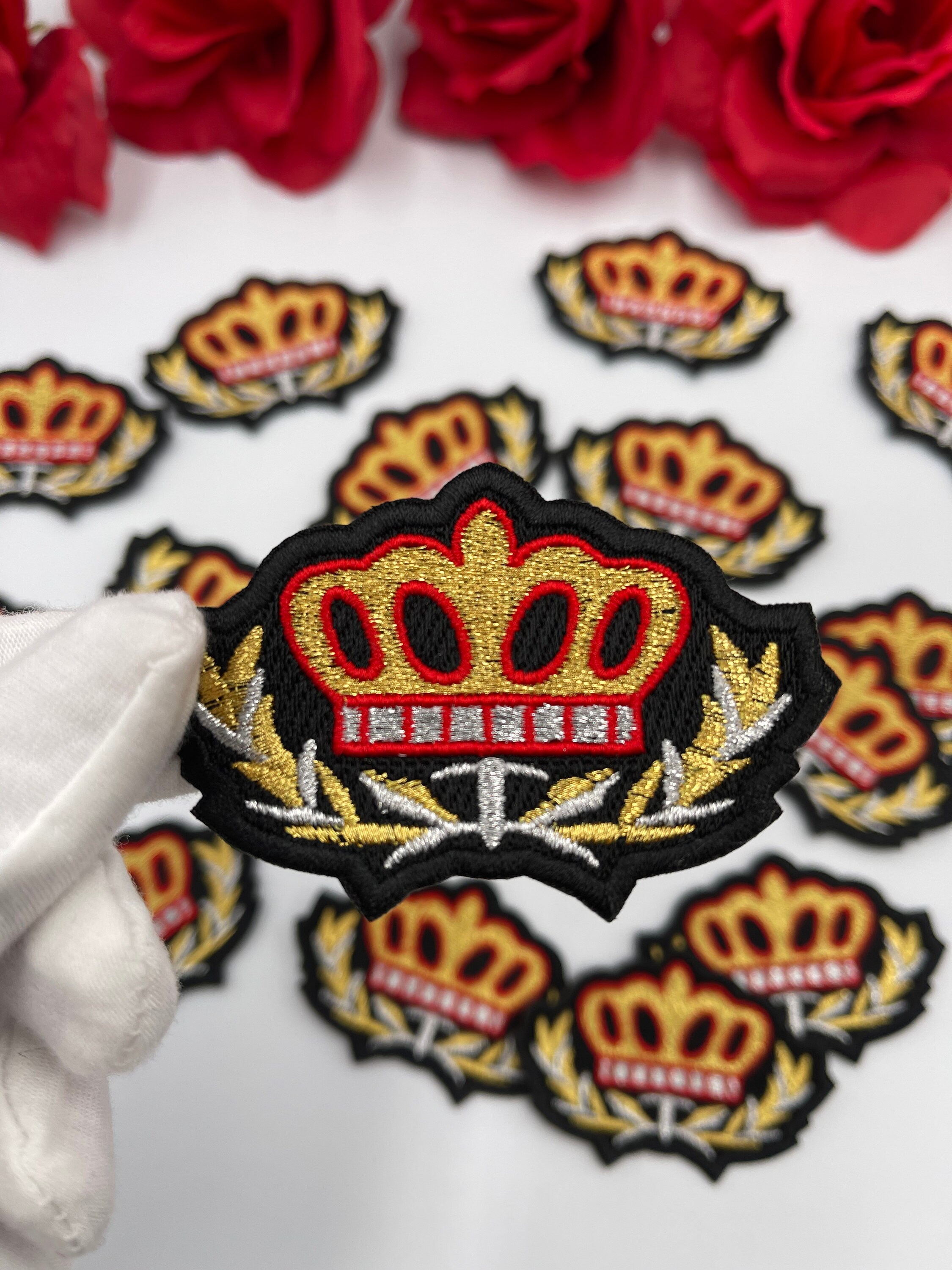 2pc/set 3 Crown Patch Fashion Royal Queen Crown Patch Red | Etsy