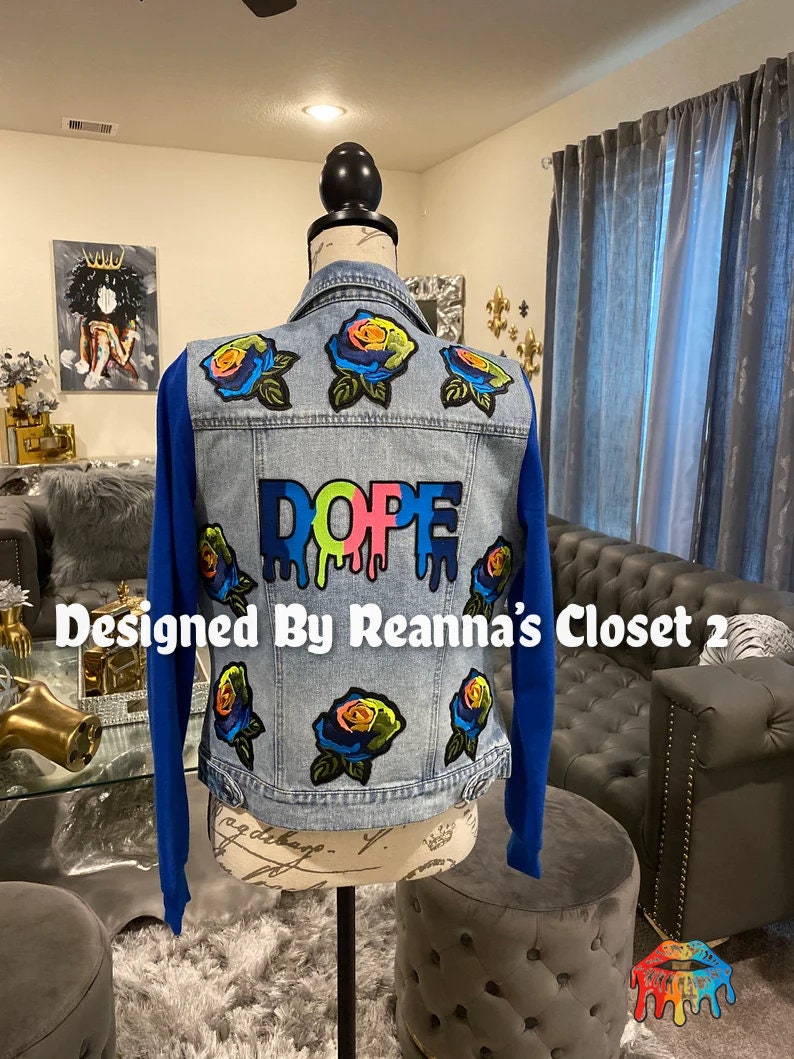 Reworked Custom DOPE Jacket Colorful 